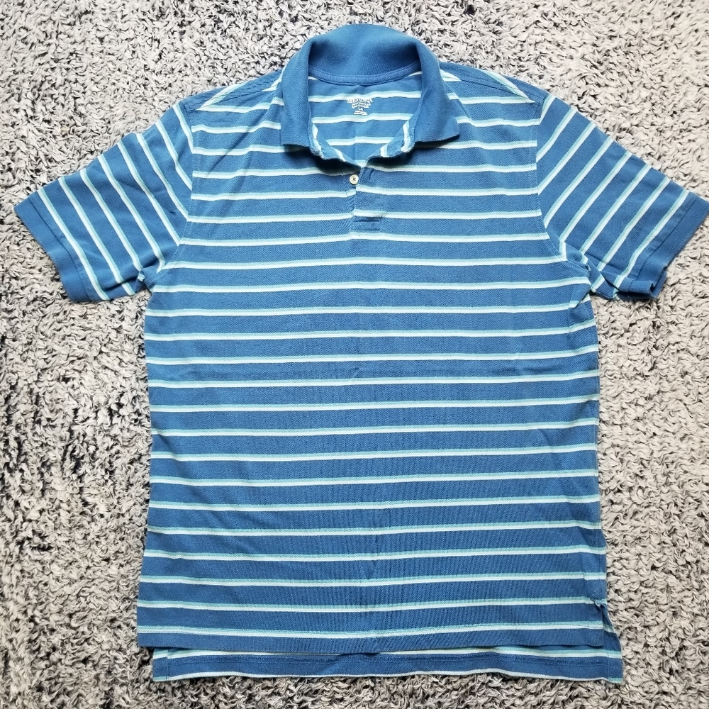Merona The Ultimate Polo Striped Cotton Shirt